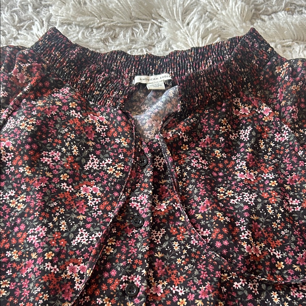 American Eagle Outfitters Dark Floral dress - Picture 3 of 8